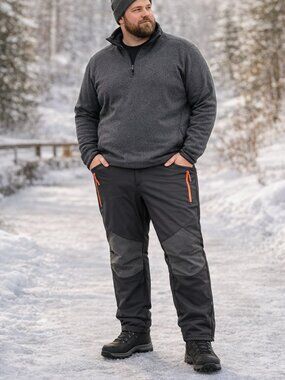 Men's Waterproof/ Windproof/Fleece Lined Snow Pants - 46x32 NWOT